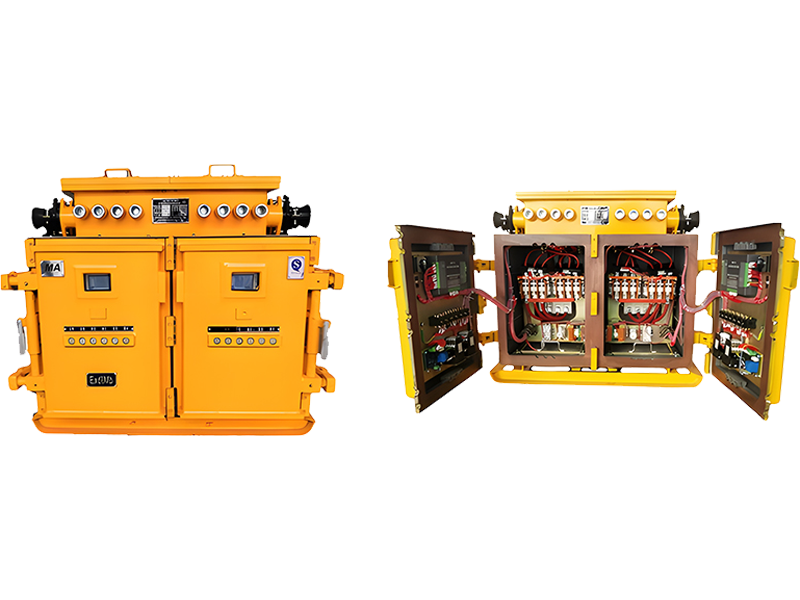 煤矿凤机用隔爆兼本质安全型双电源真空电磁起动器QJZ-2X120（80）/1140（660）SF